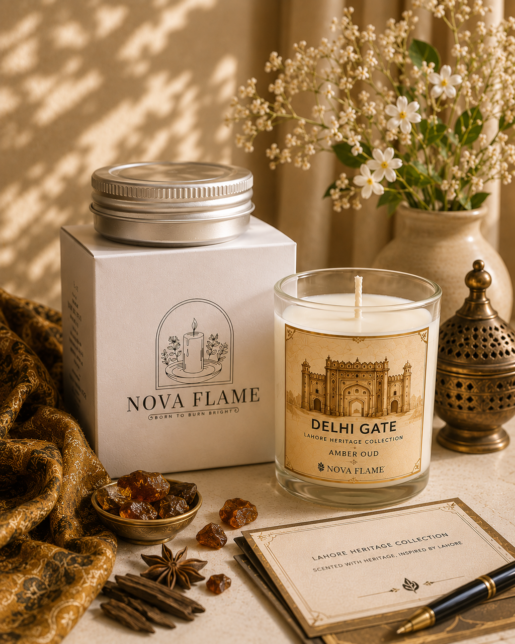 Lahore Heritage Collection | Luxury Scented Candles & Home Fragrance | NOVA FLAME
