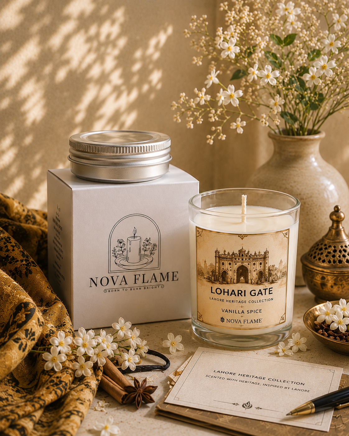 Lahore Heritage Collection | Luxury Scented Candles & Home Fragrance | NOVA FLAME